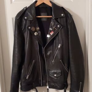 All saints Volt leather jacket